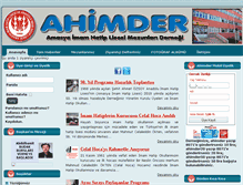 Tablet Screenshot of ahimder.org.tr